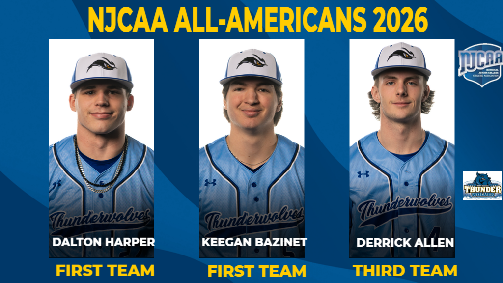 Harper, Bazinet, Allen receive All-American honors for diamond efforts