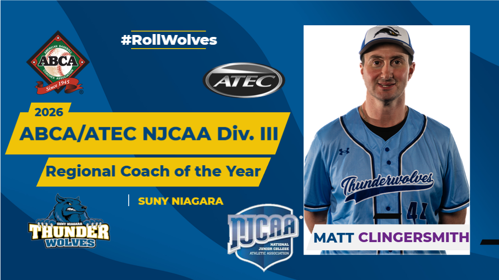 Clingersmith receives ABCA/ATEC Regional Coach of the Year honors for 10th time