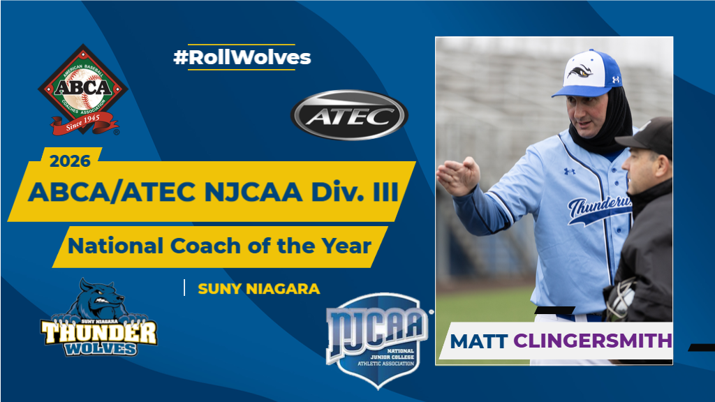 Clingersmith named ABCA/ATEC NJCAA Division III Coach of the Year