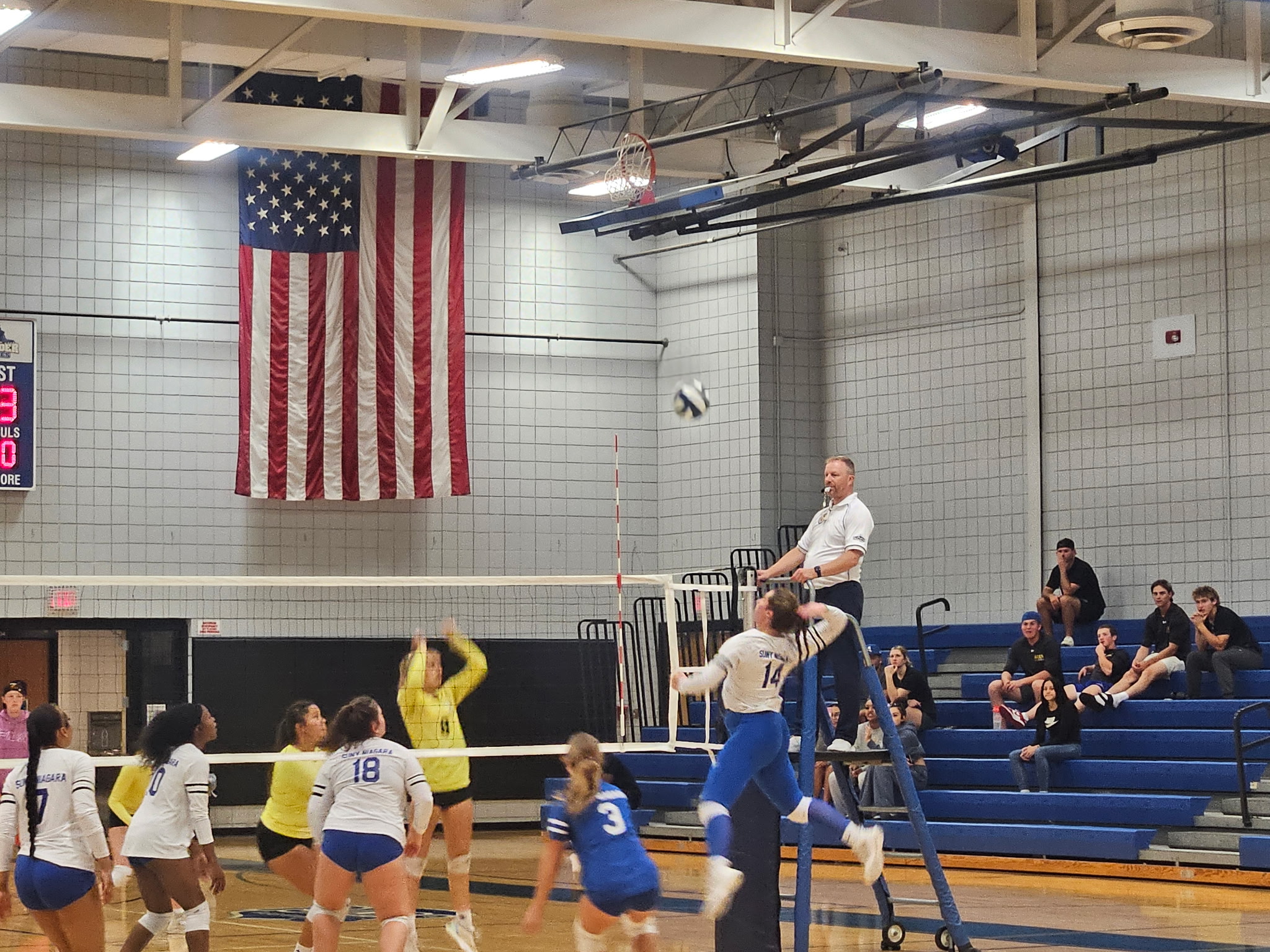 Thunderwolves clip Roberts Wesleyan in three-set sweep